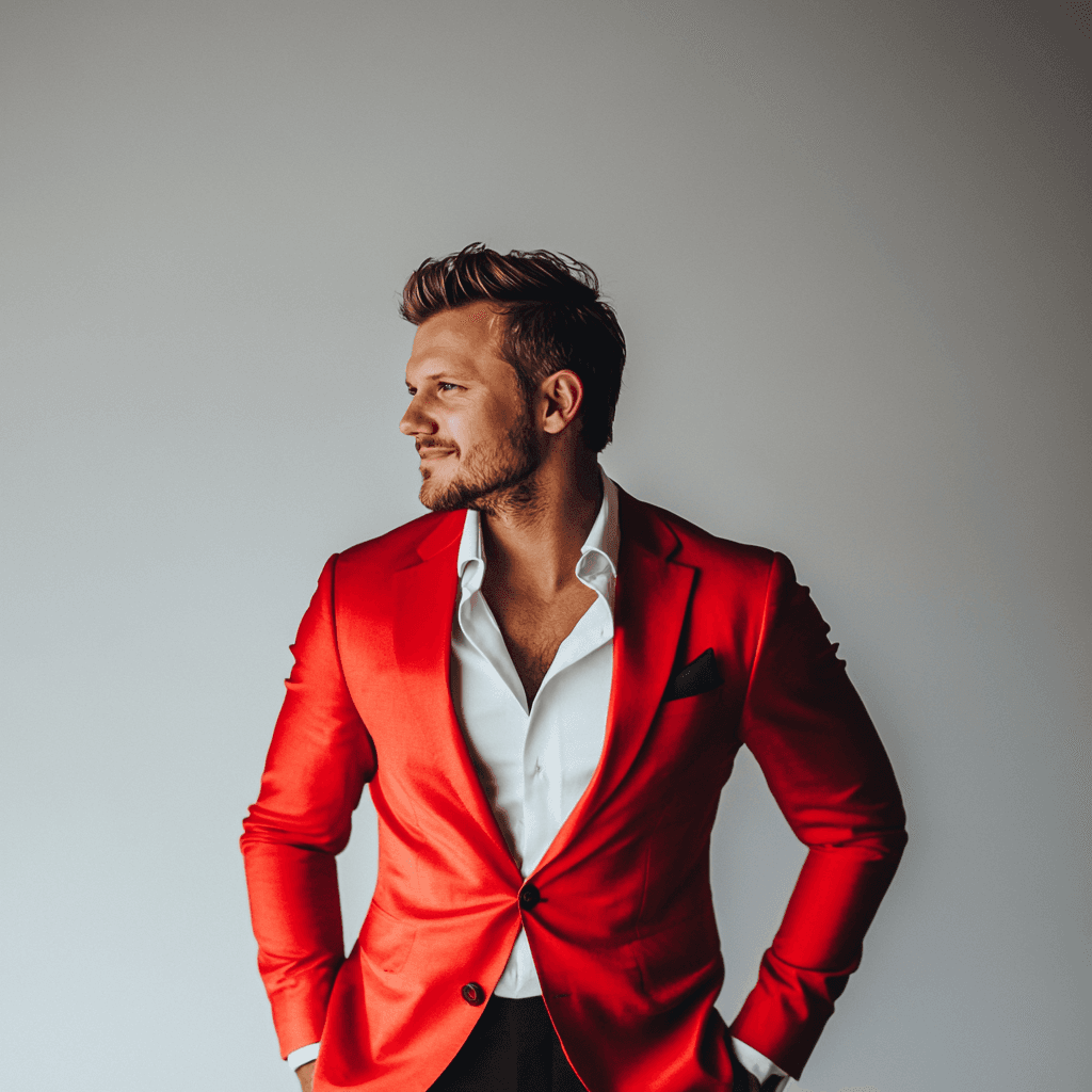 Professional man looking toward the right